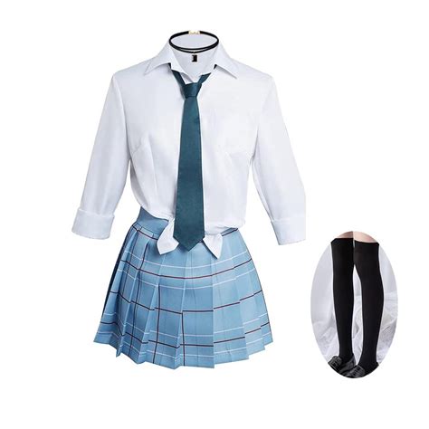 Buy Anime My Dress-Up Darling Cosplay Costume Marin Kitagawa School ...