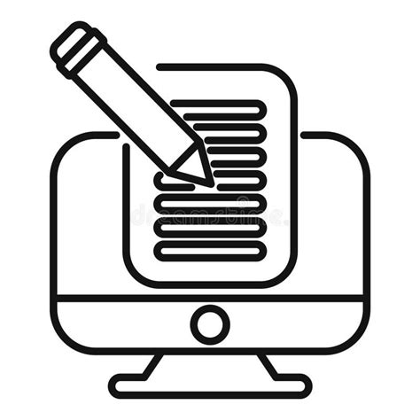 Computer Screen with Pencil Image 的图像结果