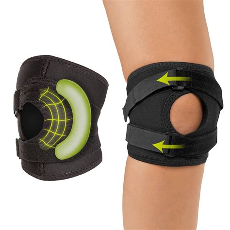 BraceAbility Patellar Tracking Short Knee Brace | Running, Exercise & Basketball Support Sleeve ...