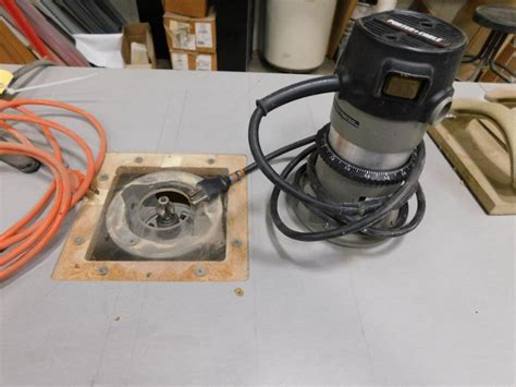 Router Table w/(2) Porter Cable Routers (LOCATION: 1369 SANDERS AVE. SW ...