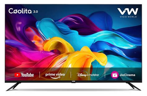 VW (Visio World 60 cm (24 inches) Linux Frameless Series HD Ready Smart ...
