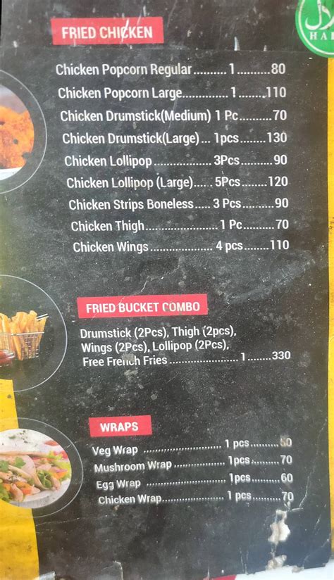 Menu at Grillland BBQ, Chennimalai