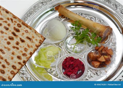 Passover Seder Plate stock photo. Image of cultural, food - 43627628