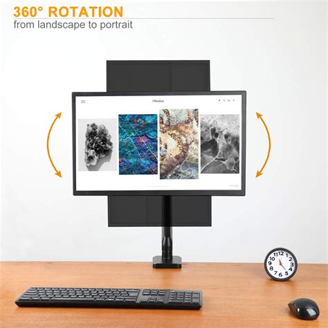 Buy Metiya Single Monitor Desk Mount - Fully Articulating Gas Spring ...