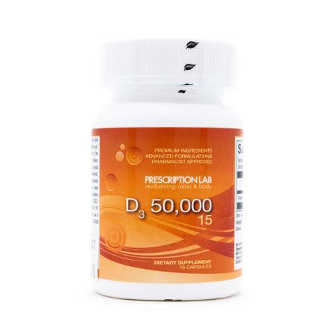 Vitamin D3 50,000 — PRESCRIPTION LAB COMPOUNDING PHARMACY