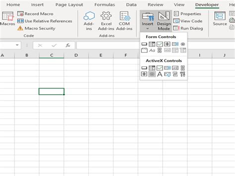 Image result for Creating Buttons in Excel