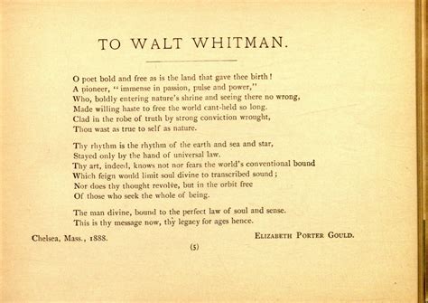 Walt Whitman Poems From The Notebook
