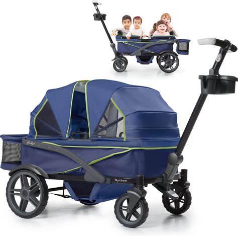 Amazon.com : Jeep Wrangler Deluxe 4 Seater Stroller Wagon by Delta ...