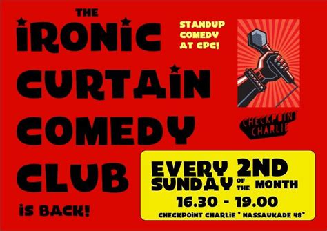 Ironic Curtain Comedy Club , Nassaukade 48, 1052 CM Amsterdam ...