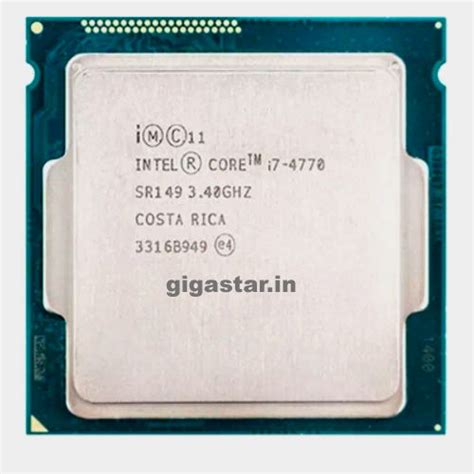 Intel® Core™ i7-4770 Processor (8M Cache, Up to 3.90 GHz) - High ...