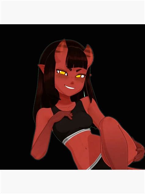 "Meru the succubus " Pillow for Sale by lewd-weeb-shop | Redbubble