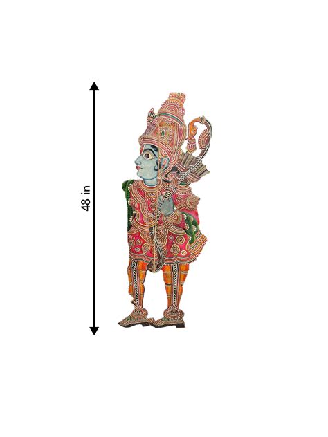 Buy Indian Traditional Art Of Lord Rama In Tholu Artwork