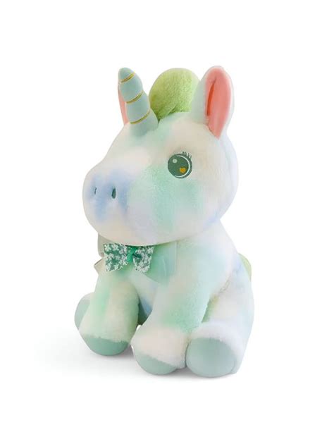 Green - Fluffy Unicorn Soft Toy – Cute & Cuddly Plush for Kids ...