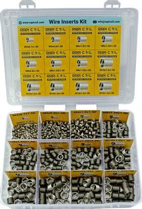Rapi-Coil RAPI-COIL® 500Pcs 304 Stainless Steel-M4 M5 M6 M8 M10 Wire ...