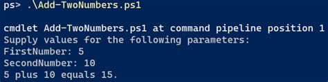 PowerShell Script Parameters 的图像结果
