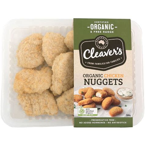 Cleaver's Organic Chicken Nuggets 300g | Woolworths