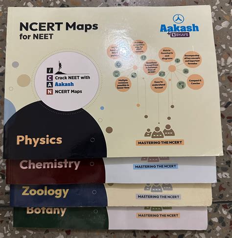 AAKASH [2024 Ed] NCERT Maps for NEET | Set of 4 books Combo – Study ...