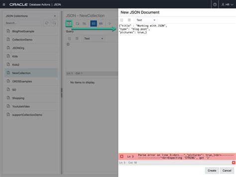 Image result for JSON File SQL Developer Workflow