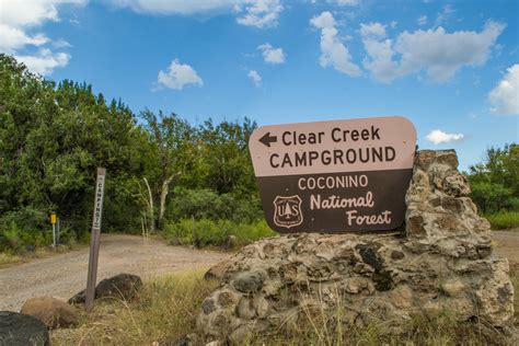Clear Creek Campground, a New Mexico National Forest