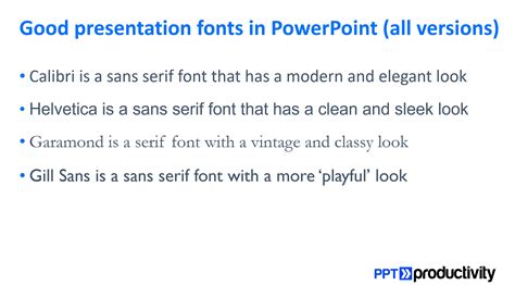 How to choose the best fonts for PowerPoint Presentations
