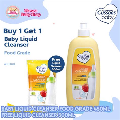 Jual Cussons Baby Liquid Cleanser Buy 1 Get 1 450ml + 300ml - Kota ...