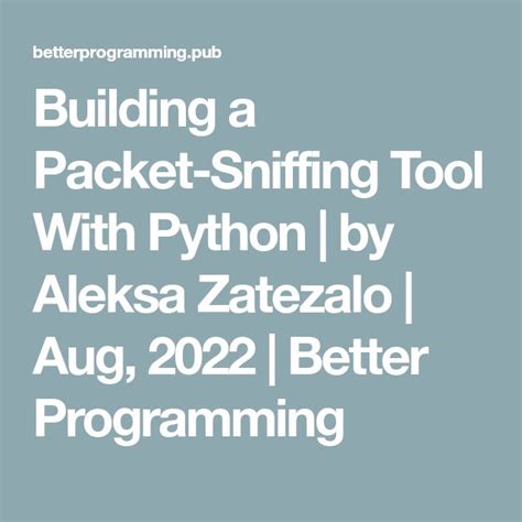 Image result for Packet Sniffer Python Windows