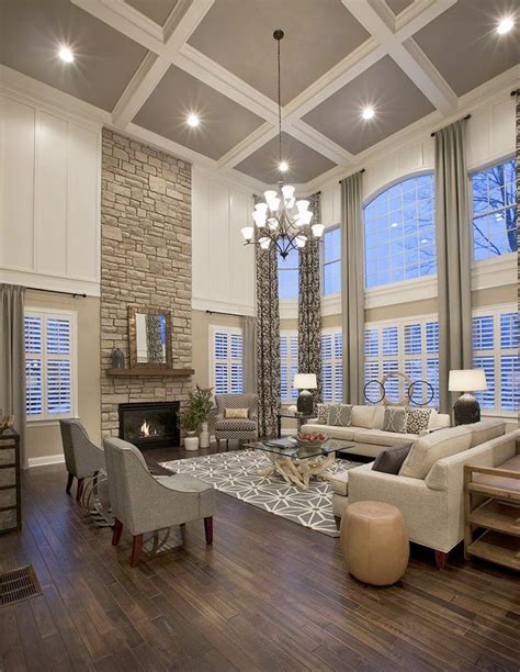 living room decorating ideas with high ceiling