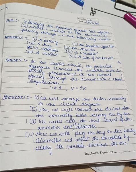 to study the dependence of potential difference across a resistor on ...