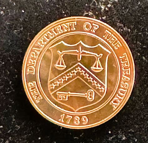 U.S. MINT DENVER COPPER MEDALLION 1789 BRILLIANT UNCIRCULATED COIN ...