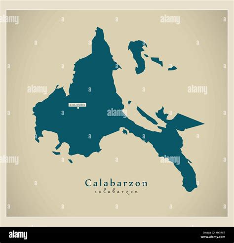 The philippines and calabarzon Stock Vector Images - Alamy
