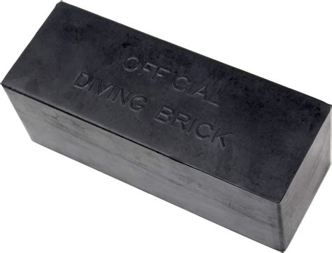 Amazon.com : Kemp USA 10 lbs Rubber Diving Brick - Durable Water Brick for Lifeguard Training ...