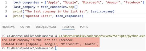 Image result for Python Last Element in List