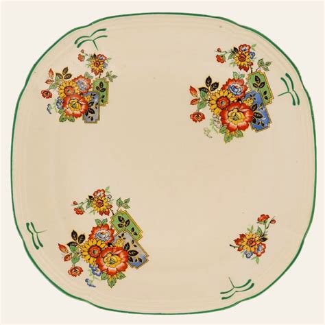 Floral Vintage Serving Plate | Lazy Suzan Home