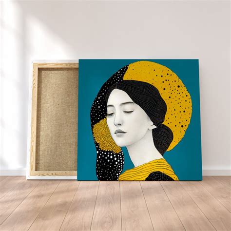 Modern Art Women Face wall Décor painting - Vignette Store