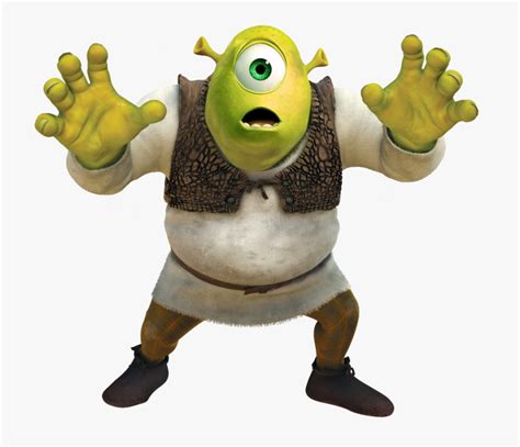 Monsters Inc Mike Wazowski With Two Eyes, HD Png Download , Transparent ...
