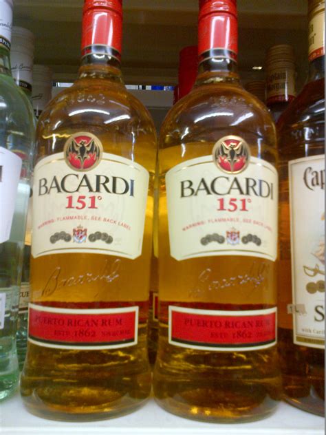 BACARDI 151 EXTRA STRONG 75.5% ALCOHOL RUM 1000ML – Call a Drink ...