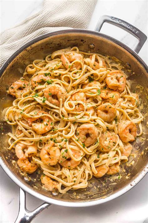 Spaghetti And Shrimp
