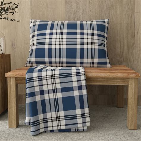 Buy LAYERS Zen 225TC Checks 2Pcs Single Bedsheet Set from Layers at ...
