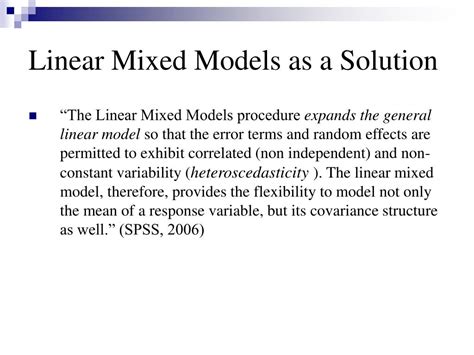 Linear Mixed Models 的图像结果