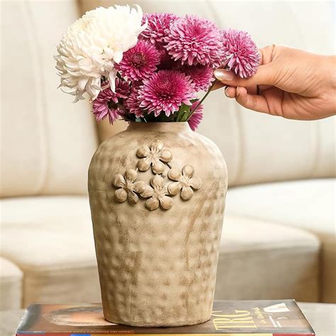 Buy Birch & Co. Flower Vase- Vases for Home Decor-Metal Vase for Living ...