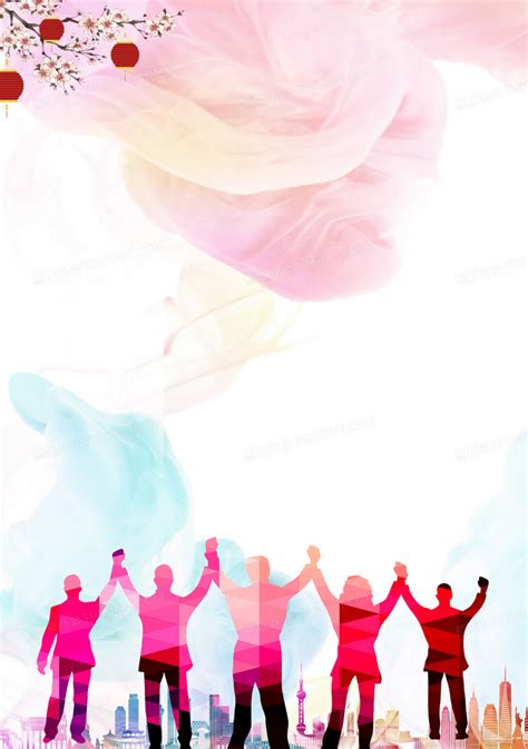 简洁人物简约招聘宣传海报背景素材背景图片素材免费下载_人物背景