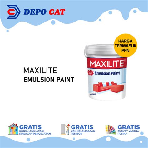 Jual PRE-ORDER Cat Tembok Ekonomis Maxilite 4,5 Kg | Interior - FRESH ...