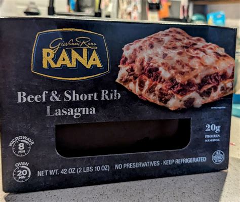 Rana Beef & Short Rib Lasagna is not good : r/Costco
