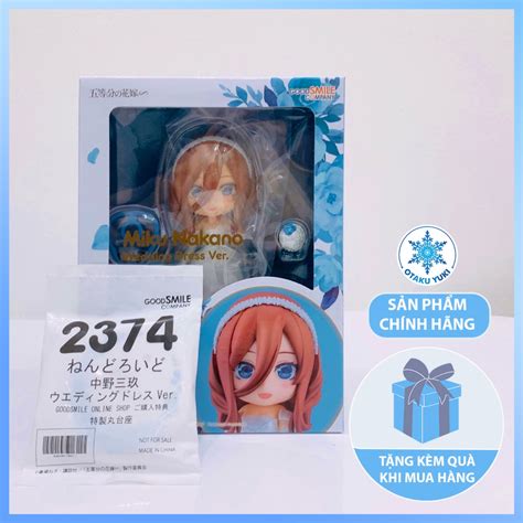 [Bản Bonus] Mô Hình Nendoroid Nakano Miku: Wedding Dress Ver. - Nendoroid 2374 Gotoubun no Hanayome
