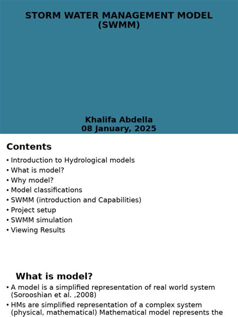 Image result for Storm Water Management Model Tutorial