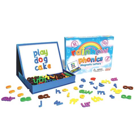 Junior Learningrainbow Phonics Magnetic Letters And Built In Magnet ...