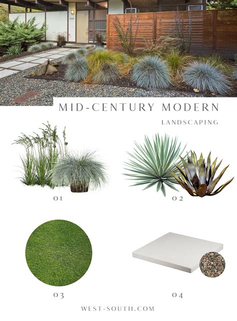 Know Your Home: Mid-Century Modern Style | Modern landscaping front ...