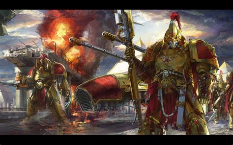 A piece of WarHammer 40K fan art. I did it after a general of my own ...