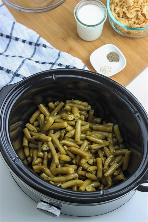 Crock Pot Green Bean Casserole - Upstate Ramblings