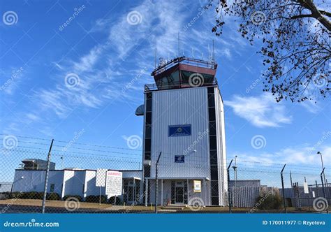 Air Traffic Control Tower at Fayetteville Regional Airport Stock Image ...